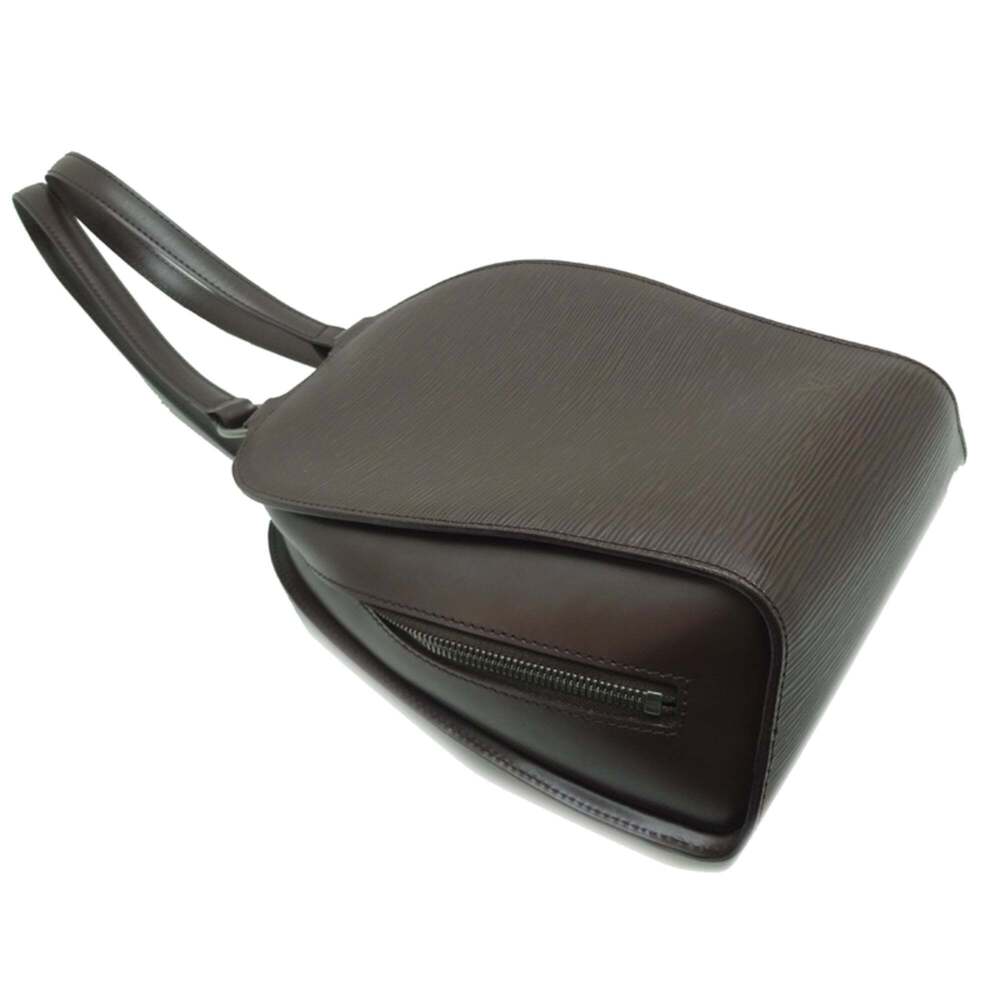 LOUIS VUITTON Authentic Brown Leather Backpack - Picture 3 of 9